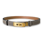 Hermès Kelly 18 Belt – Taupe Epsom Leather with Gold-Tone Hardware