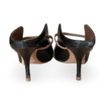 Malone Souliers Black Maureen 70 Nappa Leather Mules – Size 37.5 - Image 6