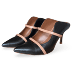 Malone Souliers Black Maureen 70 Nappa Leather Mules – Size 37.5