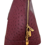 Louis Vuitton Prune Ostrich Leather Alma GM Bag - Image 4