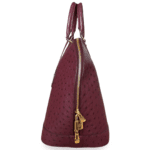 Louis Vuitton Prune Ostrich Leather Alma GM Bag - Image 3