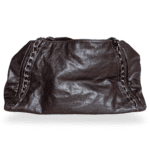 Chanel Black Leather Modern Chain Large East West Tote - Image 3