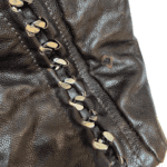 Chanel Black Leather Modern Chain Large East West Tote - Image 5