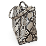Fendi Large Peekaboo Top Handle Bag in Beige Python with Suede and Python Lining - Image 3