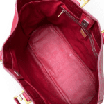 Fendi Crocodile Twins Large Shopper Tote – Reddish-Pink - Image 2