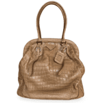 Prada Crusca Crocodile Frame Bag