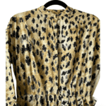 Prada 3/4-Sleeve Leopard-Print Poplin Shirtdress – Size 42 - Image 2
