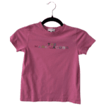 MARC JACOBS Girls Pink Logo T-Shirt – Size 8/126