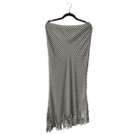 Iceberg Striped Skirt with Fringed Hem – Size IT 42 / US 26 - Image 2
