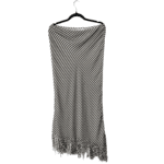 Iceberg Striped Skirt with Fringed Hem – Size IT 42 / US 26