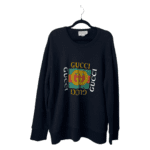 Gucci Cotton Sweatshirt with Logo – Size L