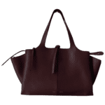 Celine Tri-Fold Shoulder Bag – Bordeaux Grained Calfskin