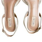 Nicoli Trudi Gold Glossy Glass Pumps with Crystal Bow – Size 39 - Image 6