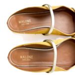 Malone Souliers Yellow Canvas Maureen Pointed Toe Flats – Size 40 - Image 6