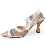 Fendi Colibrì Nude Leather and Pink Mesh Slingbacks – Size 39 - Image 3
