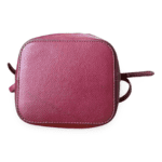 Fendi Red Leather Mini Mon Trésor Drawstring Bucket Bag - Image 5