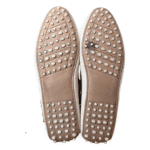 TOD'S Gommino Jute-Trimmed Leather Loafers in Neutral – Size 38.5 - Image 7
