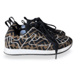 Fendi Brown/Black Zucca Fabric FFreedom Sneakers – Size 37 - Image 3