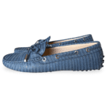 Tod’s Blue Bow Slip-On Loafers – Size 39 - Image 2