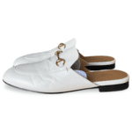 Gucci Princetown Slipper in Cream with Gold-Tone Horsebit – Size 39.5  - Image 2
