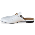 Gucci Princetown Slipper in Cream with Gold-Tone Horsebit – Size 39.5  - Image 4