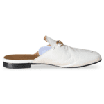 Gucci Princetown Slipper in Cream with Gold-Tone Horsebit – Size 39.5  - Image 5