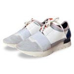 Balenciaga Tricolor Leather and Mesh Race Runner Sneakers – Size 40