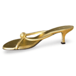 Bottega Veneta Blink 50 Mules in Gold – Size 40 - Image 4