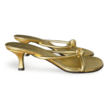 Bottega Veneta Blink 50 Mules in Gold – Size 40 - Image 3