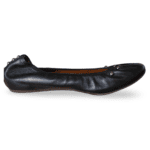 Lanvin Black Leather Ballerina Flats with Pearls – Size 40 - Image 6
