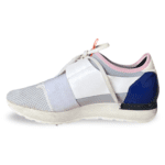 Balenciaga Tricolor Leather and Mesh Race Runner Sneakers – Size 40 - Image 4