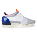 Balenciaga Tricolor Leather and Mesh Race Runner Sneakers – Size 40 - Image 5