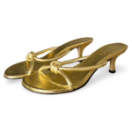 Bottega Veneta Blink 50 Mules in Gold – Size 40