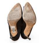 Manolo Blahnik Grey Satin Hangisi Pumps – Size 39 - Image 8