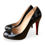 Christian Louboutin Black Patent Simple Pump – Size 38 - Image 2