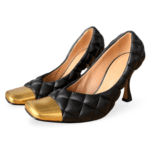 Bottega Veneta Black Matelassé Nappa Quilted Pumps – Size 36.5