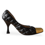 Bottega Veneta Black Matelassé Nappa Quilted Pumps – Size 36.5 - Image 6