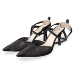 Fendi Strass Slingback Pumps – Size 41