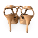 Saint Laurent Tribute Platform Sandals Beige Leather – Size 38 - Image 6