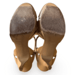 Saint Laurent Tribute Platform Sandals Beige Leather – Size 38 - Image 7