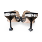 Miu Miu Black/Transparent PVC and Satin Slide Sandals – Size 37.5 - Image 6