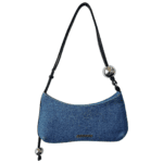 Jacquemus Le Bisou Perle Shoulder Bag – Blue Denim