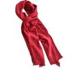 Bvlgari Logomania Lettere Maxi Stole – Red Silk