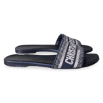 Christian Dior Deep Blue Dway Slide – Size 38 - Image 3