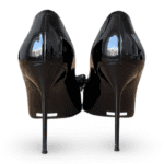 Burberry Finsbury Bow Black Patent Leather Pumps – Size 38.5 - Image 5