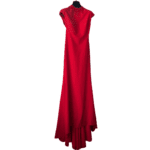Pronovias Sparkle 2415 Red Bead-Embellished Maxi Dress – UK 8