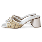Valentino Garavani 80mm VLogo Signature Raffia Sandals – Size 40 - Image 3