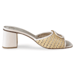 Valentino Garavani 80mm VLogo Signature Raffia Sandals – Size 40 - Image 5