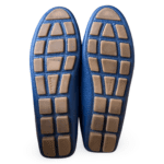 Prada Blue Leather Bow Slip-On Loafers – Size 37 - Image 8