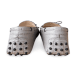 TOD’S Gommino Lizard-Effect Leather Loafers Gray – Size 37 - Image 7
